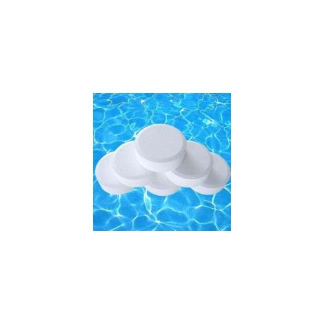 50 multifunktionale Sofort-Chlor-Desinfektionstabletten für Schwimmbad, Badewanne, Spa -subaoe (1/5)