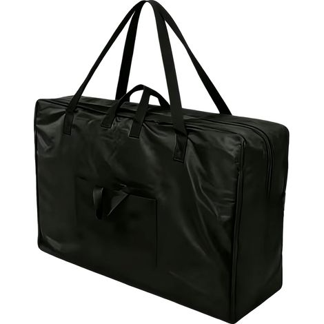 Bolsa de transporte, lona Oxford resistente, práctico bolsillo de almacenamiento, color negro, S: 922570 cm (1/2)