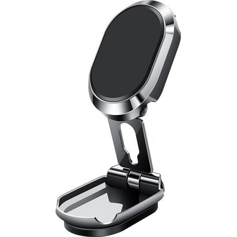 Supporto magnetico multifunzionale in metallo per auto con magnete girevole a 360°, supporto da tavolo per schermo del cruscotto, compatibile con tutti i telefoni (1/5)