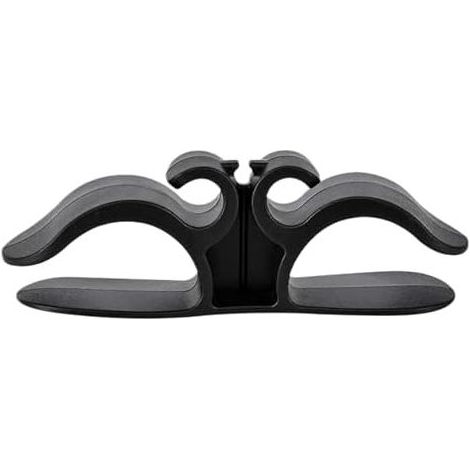 Organisateur de câbles Cuisine - Support Pratique, adhésif, Accessoires avec Design Flexible et Fixation Solide Gestion des fichiers pour mixeur, Robots, bouilloires, cafetières noir (1/5)
