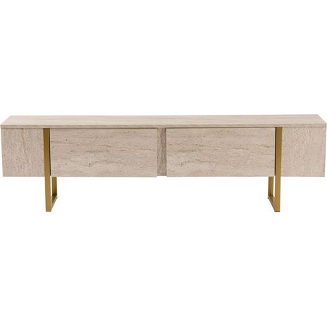 Mobili TV, tavolo TV, credenza bassa Stand Travertine Gold (1/5)