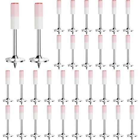 100 Stück 7,3 mm Nagelpistole, Betonnagler, Stahlrundnägel, hochverzinkte gehärtete Stahlnägel, Mini-Rundnägel - Das ideale Werkzeug für alle Ihre Befestigungsprojekte.