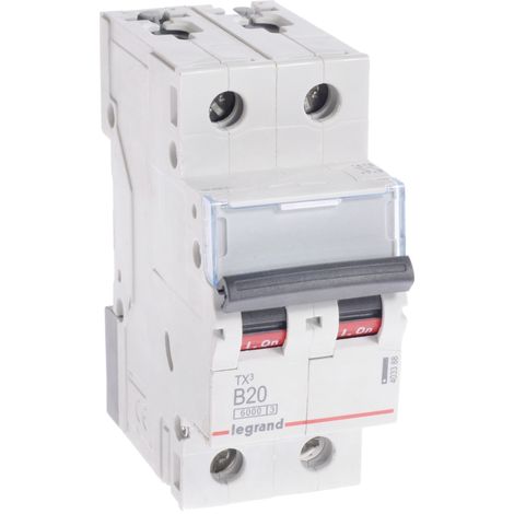 Legrand Leitungsschutzschalter tx3 b20 20A 6kA