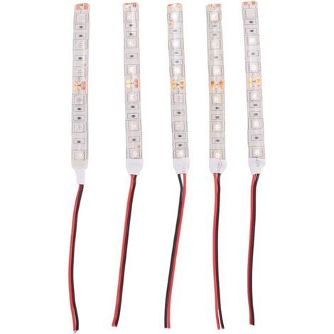 5 pièces bande LED étanche 5050 10cm vert 12V pour voiture bateau caravane (1/5)