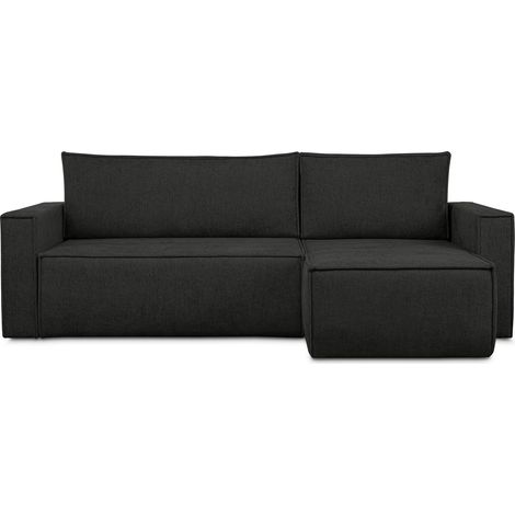 KONSIMO NAPI II Ecksofa Big links/rechts, Schlaffunktion, Grau (1/5)