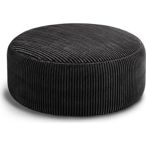 Fauteuil lazy géant 6FT, bean bag mémoire de forme, adulte et adolescent, canapé rond moelleux déhoussable, petit salon cosy, chambre cocooning et dortoir (1/5)