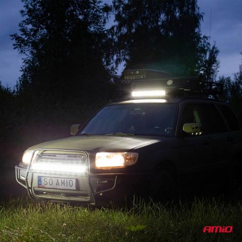 Panneau lumineux de travail à barre LED droite AWL25 180 W 87 cm 18 000 lm 12 V 24 V amio-02439 (1/5)