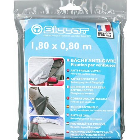 Bache anti-givre avec ventouses taille XL 100cm x 250cm Plastique