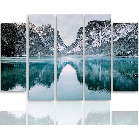 Tableau paysage de montagne - 150 x 100 cm (1/5)