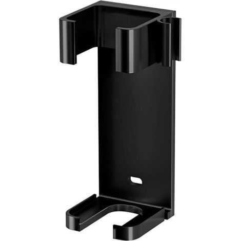 Supporto da parete per asciugacapelli, supporto adesivo in acciaio inossidabile per piastra per capelli, organizer per il bagno.