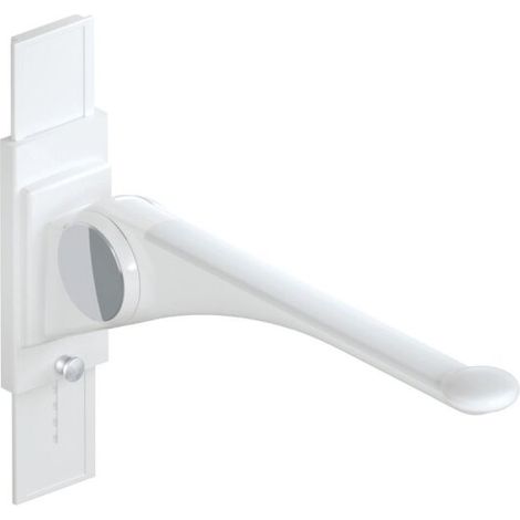 HEWI 802.50.41860 Poignée d'appui rabattable SD Premium, 750 mm