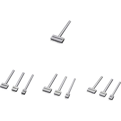 Herramientas para trabajar el cuero (hágalo usted mismo), punzones para cuero de 4 mm, punzón de 10 dientes, herramienta de perforación hueca