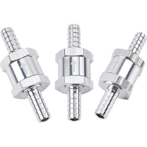 8-mm-Kraftstoffrückschlagventil aus Aluminiumlegierung für Kraftfahrzeuge, Benzin-/Diesel-Rückschlagventil – Guter Zustand (1/5)