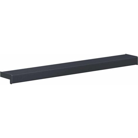 Appuis de fenêtre anthracite à l'aspect bois, 60 x 15 x 4,5 cm (1/5)