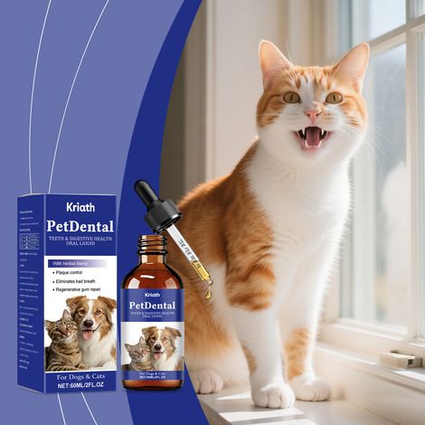 Gouttes orales douces et pratiques pour animaux de compagnie, adaptées à un usage quotidien – 60 ml (1/5)