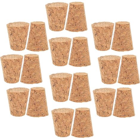 20 bouchons liège, bois, pour brassage maison et conservation (1/5)