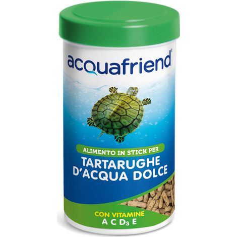 1,2 lt - 350 g: Mangime composto in stick con vitamine per tartarughe di acqua dolce