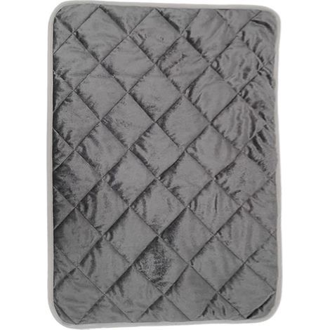 Lit auto-chauffant pour chat - Isolation à 5 couches - Lavable - Tapis de couchage chaud et antidérapant pour chiens, chats, chiots, chatons, maison, intérieur (1/5)