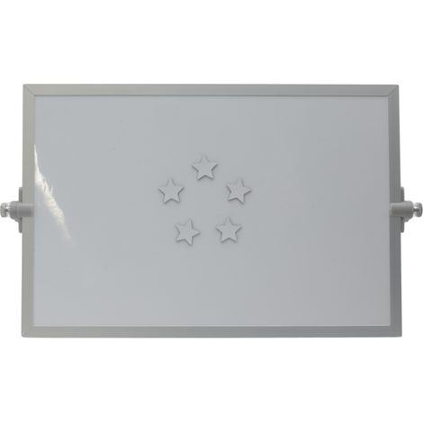Symbole magnétique Étoile 2x2 cm blanc (1/2)