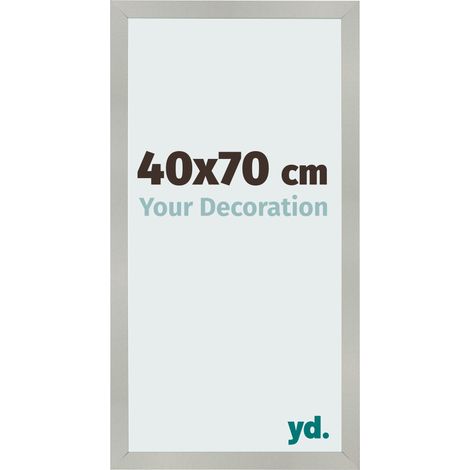 yd. - Cadre photo 40x70 - Argent Mat - MDF - Bologna (1/5)