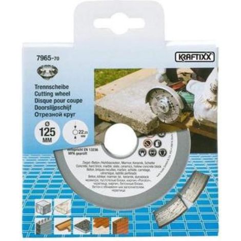 KWB Disco corte diamante segmentado hormigón 125x22,23MM 49796570