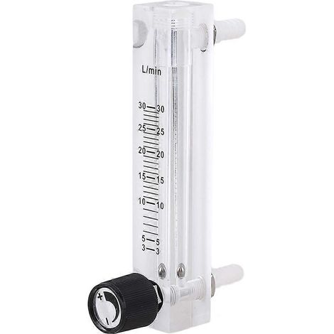 Débitmètre d'oxygène/air, débitmètre de gaz, tuyau de 8 mm, avec régulateur de débit pour tuyau de 8 mm, multicolore. (1/5)