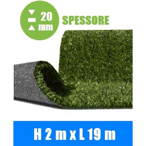 Prato Sintetico h 2,00 X 19 mt -Spessore:20 mm