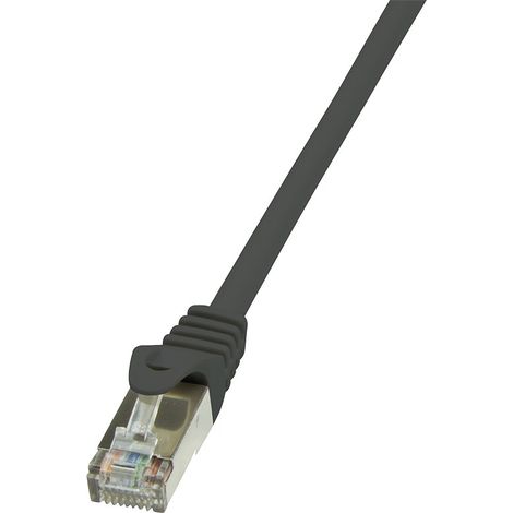 LogiLink Cat.6 U/UTP, 7.5m cable de red Negro 7,5 m Cat6 U/FTP (STP)