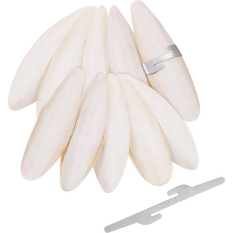 Os de Seiche pour Oiseaux, Bloc Minéral Naturel, Accessoire de Cage pour Perroquets, Hamsters, Tortues, Aide au Bec et Calcaire 5PCS (1/5)