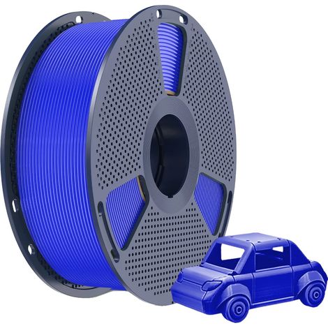 Filamento per stampante 3D, diametro 1,75 mm, elevata trasparenza, PETG-BLU (1/2)