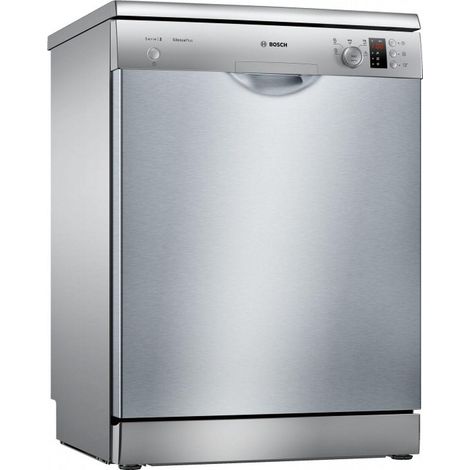Bosch – Lave-vaisselle 12 couverts – SMS25AI05E – Acier inoxydable – 5 programmes – Moteur EcoSilence Drive 48 dB – Classe E – 84,5 cm hauteur