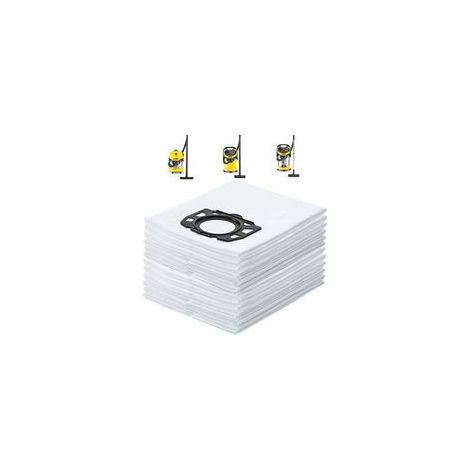 12 sacs d'aspirateur pour Karcher WD4 WD5 (1/4)