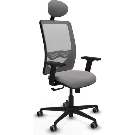 Silla de oficina piqueras y crespo Zulema gris espuma alta densidad (1/2)