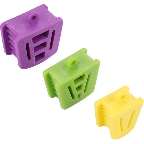 Lot de 3 écarteurs buccaux de tailles variées, outil d'hygiène buccale intra-orale en matériau dentaire. (1/5)