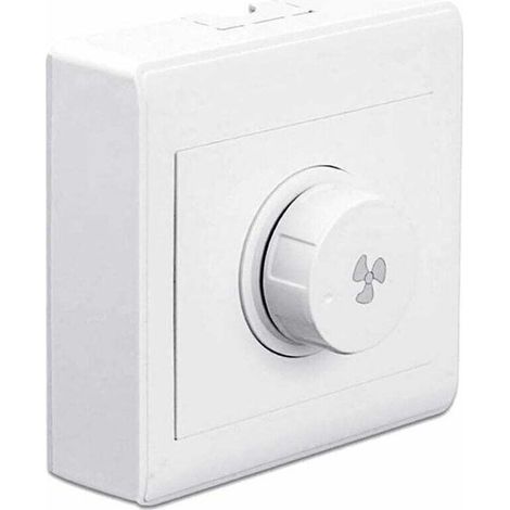 86 Type Réglage du Ventilateur de Plafond Rélateur de Vitesse en continu Interrupteur Mural 220V 10A pour gradateur 15-300W (1/4)