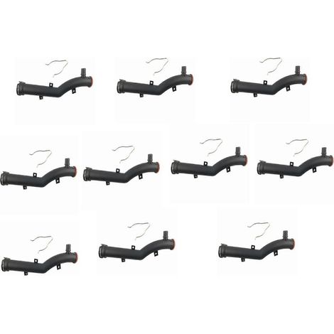 10X 9800661880 1351VF Durite de liquide de refroidissement moteur avec colliers métalliques, compatible avec Citroën C4 207 308 (1/5)