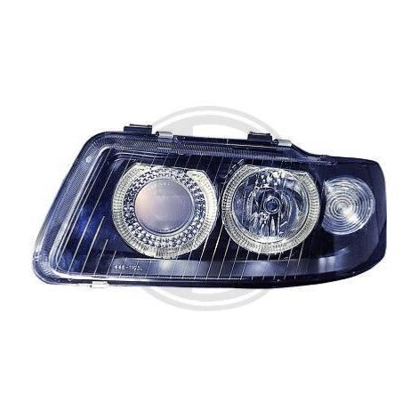 Paire de Phares Angel Eyes Audi A3 8L 2000 a 2003 Noir-33989521