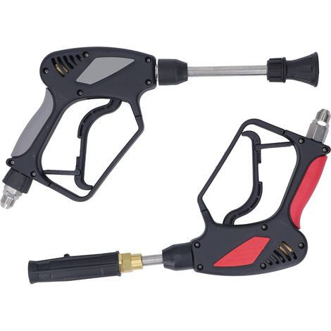 Hochdruckreinigerpistole 5000 PSI 10,57 GPM mit Verdrehsicherung, M8x1,5 mm Außengewinde und Düsenanschluss. (1/5)