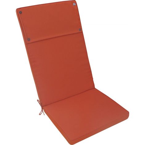 Cuscino alto in poliestere sfoderabile arancione 45x150 cm (1/2)