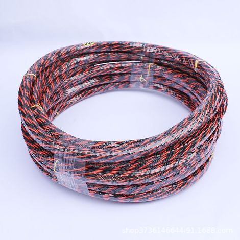 Tire-fil électrique en acier, outil manuel pour électricien, enfile-fil facile pour câblage et chantier, rassemble-fils pratique