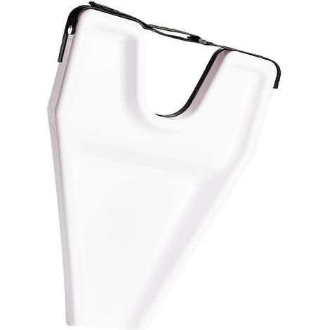 Professionelles, tragbares Haarwaschbecken aus Kunststoff mit ergonomischer Form, ideal für Friseursalons, Spas und bettlägerige ältere Patienten.-White (1/5)