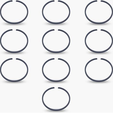 10 pièces/lot 46 mm x 1,5 mm jeu de segments de piston pour Husqvarna 55, 55 Rancher, 257, 357, 357XP accessoires pièces de rechange (1/5)