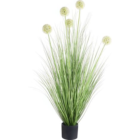 Kunstpflanze SNOWBALL BUSH 125 cm Grün (1/5)