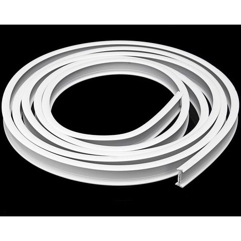 4m Plastic Flexible Curtain Track Runner Rail Wall Ceiling Mounted Fixing WASHER (1/4)