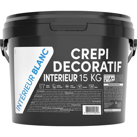 Crépi Mat Blanc 15kg Finition Mate élégante Pour Intérieur - Reca Tdp