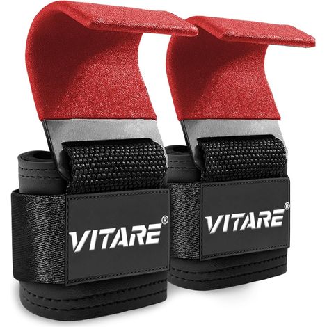 Sangle Musculation Crochet, Sangle de Tirage pour Soulevé de Terre, Tractions, Haltérophilie, Bande Poignet Musculation pour Hommes et Femmes (1/5)