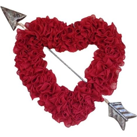 Guirlande En Forme De Cœur - Décoration Murale Pour Fête Des Amoureux - Idéale Pour Mariage Anniversaire Décor Intérieur - 1 Pièce (1/5)