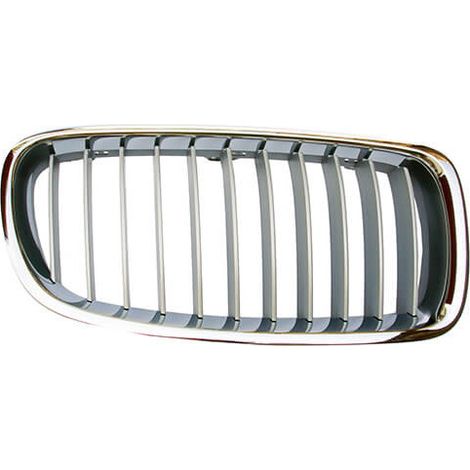 Grille de calandre avant droite grise et chromée Modern Line BMW Serie 3 F30/F31 2012-2018