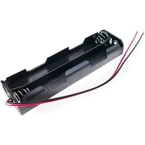 BeMatik - compartiment à piles Allongée pour 4 AA 1.5V LR6 (1/3)