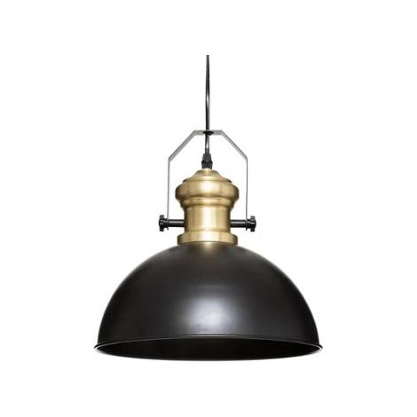 Atmosphera Lampadario Flowers nero e oro 30,5 cm (1/4)